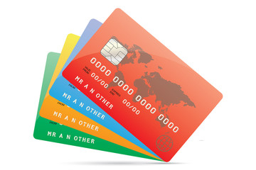 Illustration of Credit Cards
