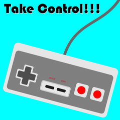 Illustration of Vintage Console Controller