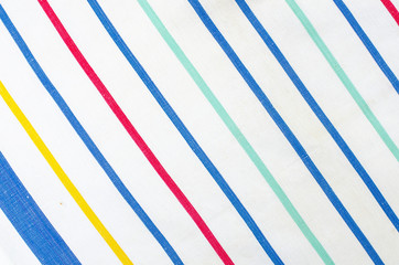 striped linen fabric background