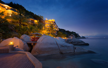 heure bleue à Koh Tao