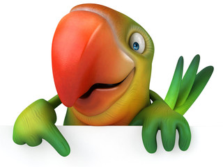 Green parrot © Julien Tromeur