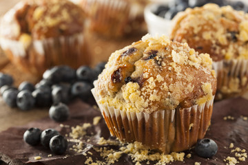 Homemade Blueberry Muffins for Breakfast