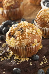 Homemade Blueberry Muffins for Breakfast