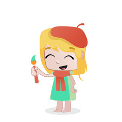Professions Vector Girls
