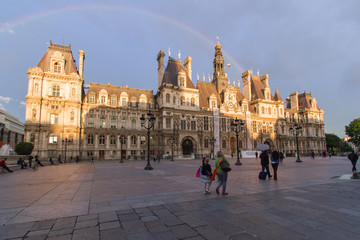 Obraz premium Hotel de Ville Paris
