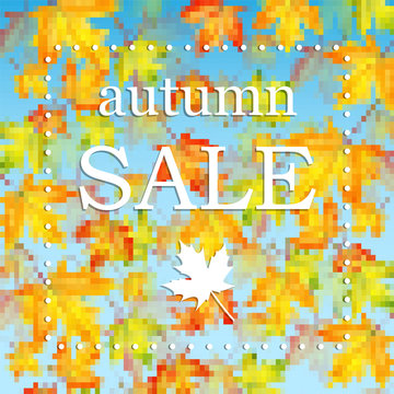 Seasonal autumn sale