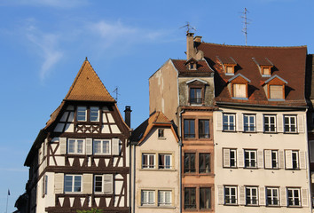 Fototapeta na wymiar Strasbourg architecture (Alsace, France)