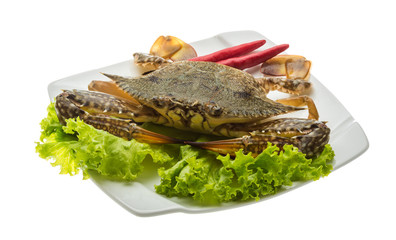 Raw crab