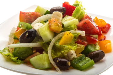 Delicous greek salad