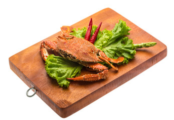 Boiled crab
