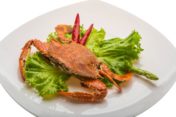 Boiled crab