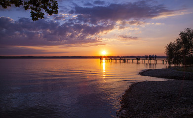 Starnberger See am Abend