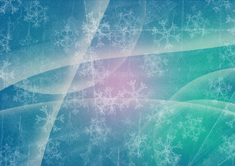 snowflakes grunge background for winter design