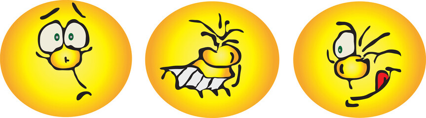 Set of smiles vector