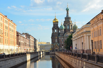 Naklejka na ściany i meble Санкт-Петербург, канал Грибоедова