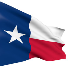 Naklejka premium State of Texas Flag