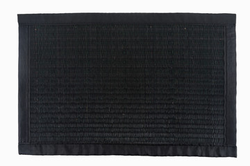 black thai little mat use for  putting the dish or plate