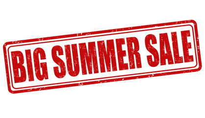 Big summer sale stamp