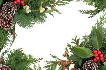 Traditional Winter Border