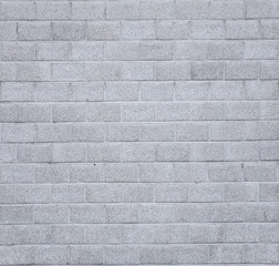 Wall made from concrete blocks/white bricks usable as background or texture