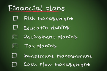 financial plans