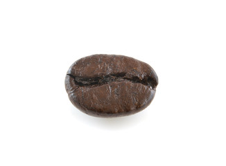 Coffee beans isolated on white background.