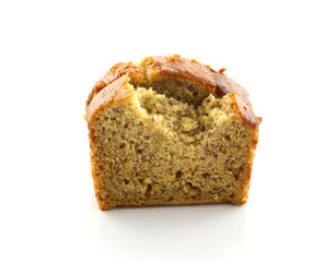 Sliced banana bread