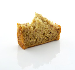 Sliced banana bread