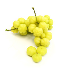Star gooseberry isolated on white background
