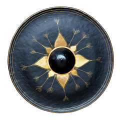 Isolated Thai native gong