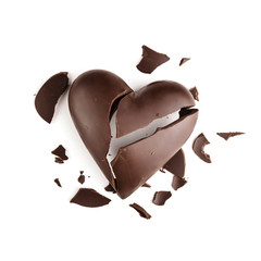 Chocolate broken heart