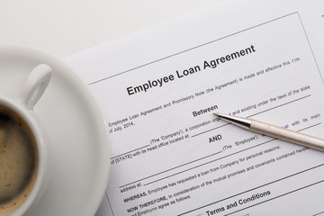 Employee loan agreement