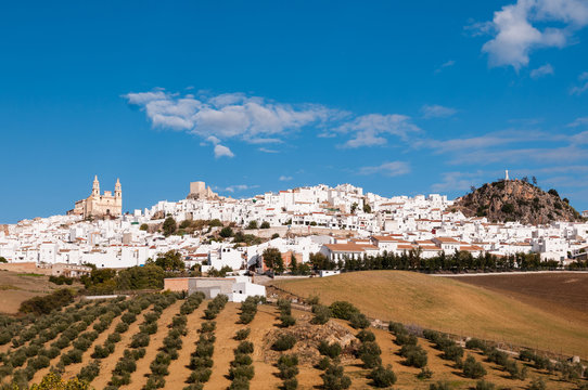 typical mediterranean andalusian town