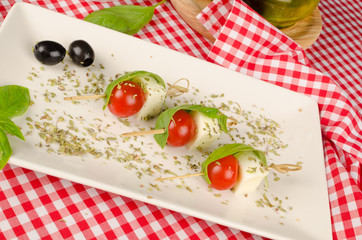 Mozzarella appetizer