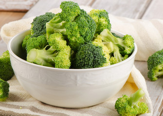 Fresh green broccoli
