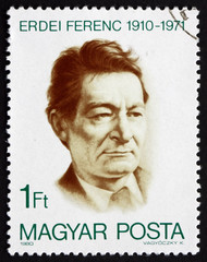 Postage stamp Hungary 1980 Ferenc Erdei, Politician