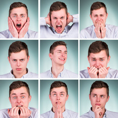 verschiedene emotionen