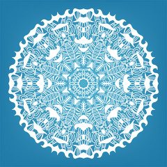 Christmas decorative lace ornament