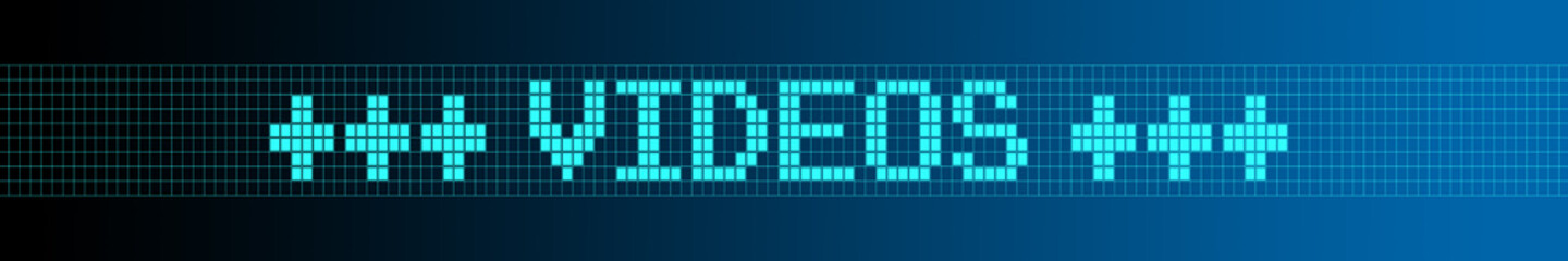 Website Banner - videos - Format 6 zu 1 - g959