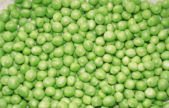 Pea green peas as a background