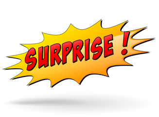 Vector surprise sign