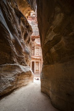 The Treasury at Petra, Jordan.