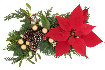 Christmas Floral Display