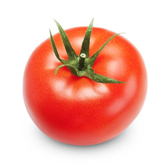red tomato (with outline path)