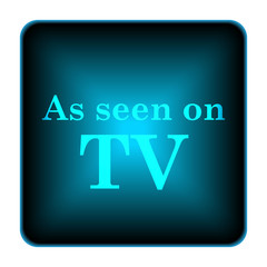 Fototapeta premium As seen on TV icon