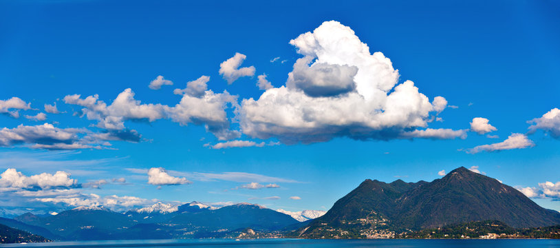  Lake Maggiore and Swiss Alps
