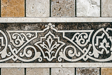 Ornamental wall background 22