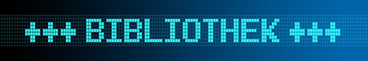 Website Banner - Bibliothek - Format 6 zu 1 - g1001