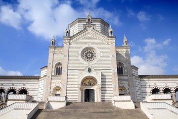 Milan, Italy - Famedio Chapel at Monumental Cemetery