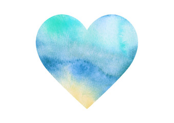Watercolor heart